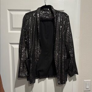 Black sequin blazer